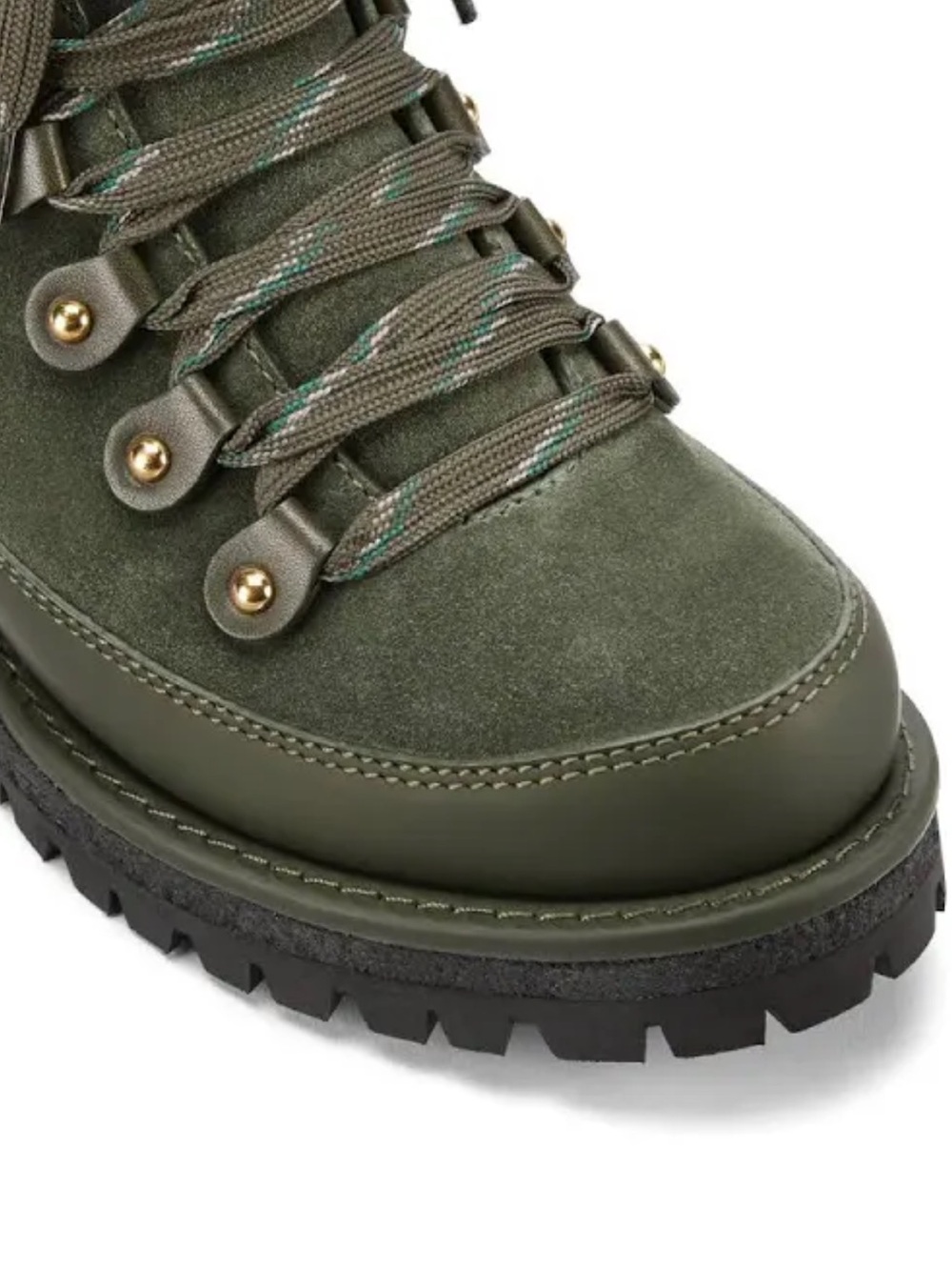 Tory Burch Cooper Shearling Lug Sole Boots in Forest Green Suede Size 8.5 - Picture 8 of 15